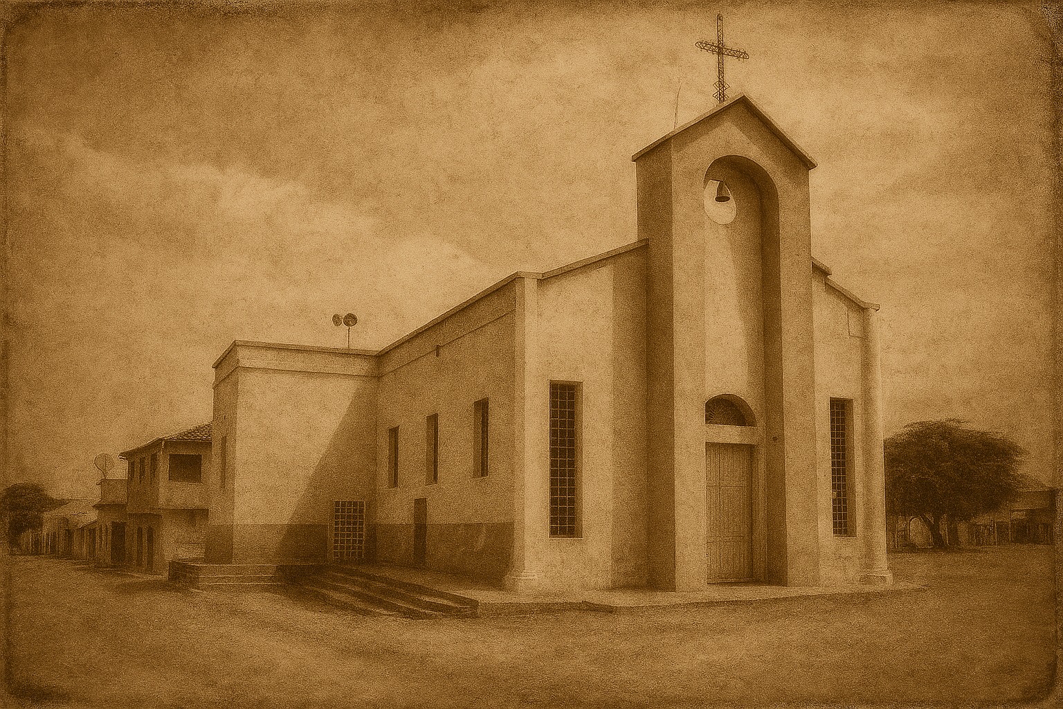 Igreja construída por Miguel Freire da Silva, pedreiro de ofício, pai de Adelmo.
